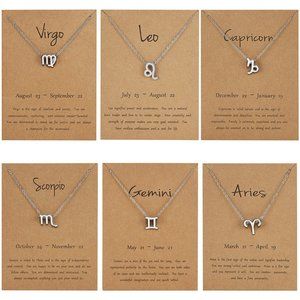 Constellation Necklace Zodiac Sign Silver 3